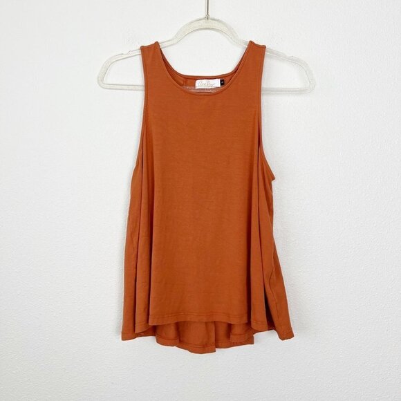 Ava Sky Hawaii Sienna Split Back Sleeveless Tank Top Womens Small Fighting Eel - Picture 1 of 9